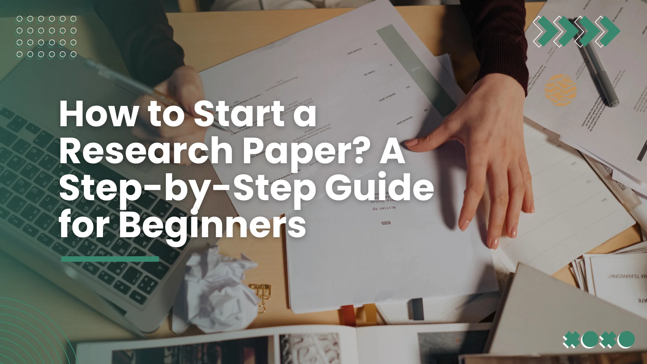 How to Start a Research Paper A Step-by-Step Guide for Beginners. Blog Banner image